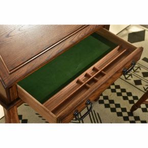 Tennessee Enterprises 8991BW Secretary Drop Leaf Desk w/ USB Power Outlet