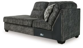 Signature Design by Ashley® 5050416 Lonoke - Laf Corner Chaise - Gunmetal