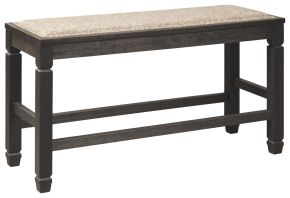 Signature Design by Ashley® D736-09 Tyler Creek - DBL Counter UPH Bench - Antique Black