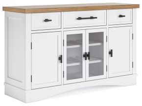 Signature Design by Ashley® D844-60 Ashbryn - White / Natural - Dining Room Server
