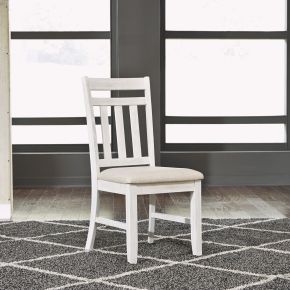 Liberty Furniture 171-C1501S Summerville - Slat Back Side Chair - Soft White Wash / Wirebrushed Gray