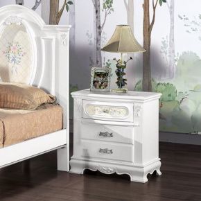 ACME BD01639 Flora - Nightstand - White