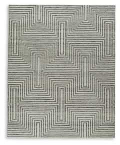Signature Design by Ashley® R406831 Jossen - Ivory / Gray - Large Rug