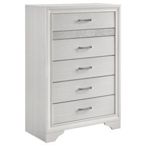 CoasterEveryday 205115 Miranda - 5-Drawer Bedroom Chest - White