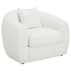 CoasterElevations 509873 Isabella - Faux Sheepskin Upholstered Accent Chair Natural - Ivory