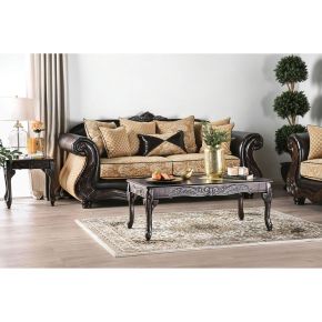 Furniture of America SM6423-SF Aislynn - Sofa - Gold