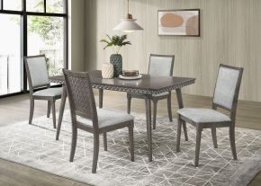 Coaster Fine Furniture 108621-S5 Onslow - 5 Piece Rectangular Dining Set - Dark Brown