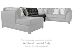 Ashley® 6762234 Reidshire - Armless Loveseat - Steel