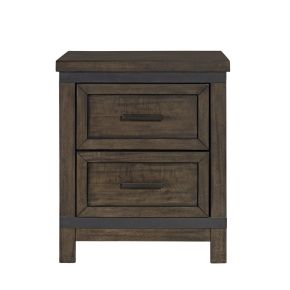 Liberty Furniture 759-BR60 Thornwood Hills - 2 Drawer Nightstand - Rock Beaten Brown