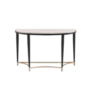 ACME 85383 Ayser - Accent Table - White Washed & Black