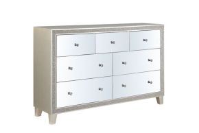 ACME BD00246 Sliverfluff - Dresser - Mirrored & Champagne Finish