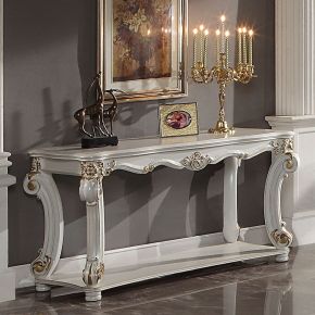 ACME LV01528 Vendome - Sofa Table - Antique Pearl