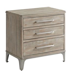 Riverside Furniture 39399 Intrigue - 3 Drawer Nightstand - Light Brown