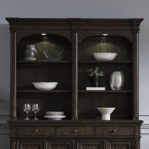 Liberty Furniture 512-CH6548 Arden Road - Buffet Hutch - Satin Cherry