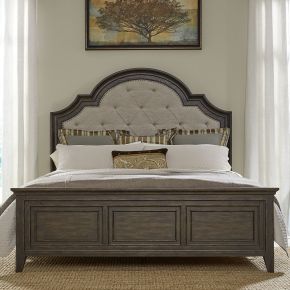 Liberty Furniture 297-BR-CKUB Paradise Valley - California King Upholstered Bed - Saddle Brown