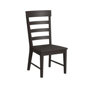 Intercon BY-CH-1189W-BLK-RTA Bayside - Ladder Chair - Black