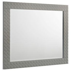Coaster Fine Furniture 224974 Ives - Dresser Mirror - Gray High Gloss