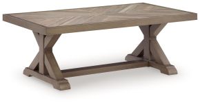 Signature Design by Ashley® PCP790-701 Laguna Heights - Rectangular Cocktail Table - Beige