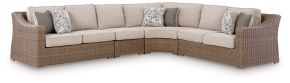 Ashley Furniture PCP790P2 Ashley Furniture PCP790P2 Laguna Heights - 4-Piece Outdoor Sectional - Beige