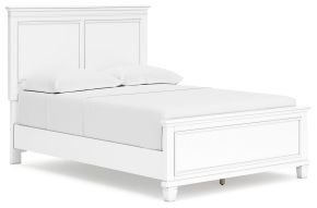 Signature Design by Ashley® B680B8 Fortman - White - Full Panel Bed