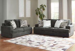 Signature Design by Ashley® 31402/38/35 Karinne - Smoke - 2 Pc. - Sofa, Loveseat