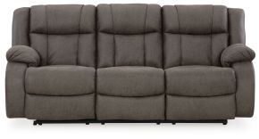 Signature Design by Ashley® 6880488 First Base - Reclining Sofa - Gunmetal