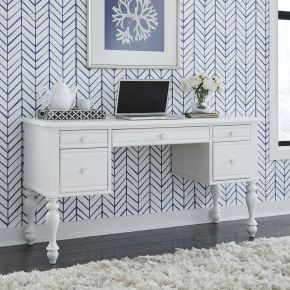 Liberty Furniture 607-BR36 Summer House - Wood Vanity Desk - White