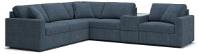 Signature Design by Ashley® 92121S7 Modmax - Ink - 6-Piece Sectional With Storage Console