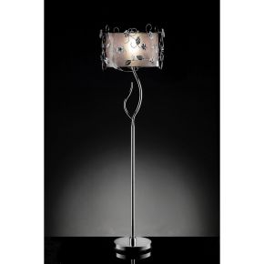 Furniture of America L95121F Elva - Floor Lamp - Silver