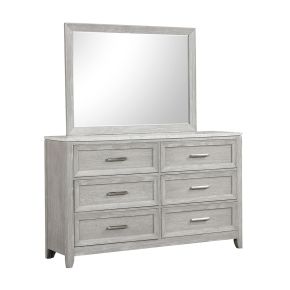 New Classic 00-2442-DM Fiona - Dresser & Mirror - Gray