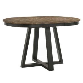 Intercon HP-TA-4260G-BBP-C Harper - Round Counter Table - Brushed Brown / Pecan