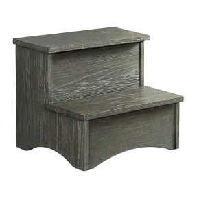 Intercon OP-BR-STEP-PEW-C Oak Park - Step Stool - Brushed Pewter