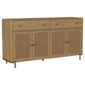 Coaster Fine Furniture 108935SWD Arini - 2-Drawer Cane Door Dining Sideboard Server - Sand Wash