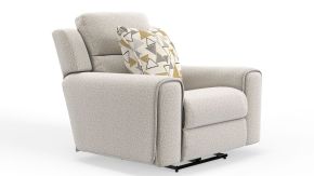 Jackson Furniture Industries 615407-2973/26-2977/29 Micah - Power Headrest Power Deep Seat Lay Flat Recliner - Oatmeal