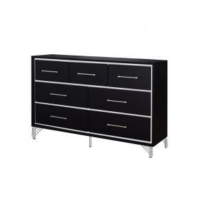 New Classic B1891-050 Ava - 7 Drawer Dresser - Ebony