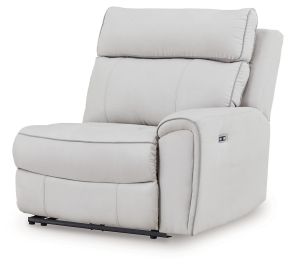 Signature Design by Ashley® PC9880262 Social Pointe - RAF Zero Wall Power Recliner - Pearl / Ash