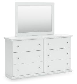 Signature Design by Ashley® B139B40 Bostwick Shoals - Dresser and Mirror - White
