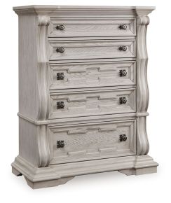 Signature Design by Ashley® PCB948-46 Bruchandi - Five Drawer Chest - Antique White