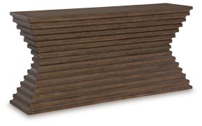 Ashley Furniture T821-4 Hannodream - Sofa Table - Warm Brown