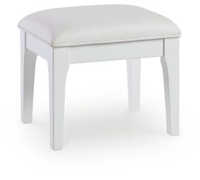 Ashley Furniture B822-01 Chalanna - Vanity Stool - White