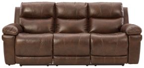 Ashley Furniture U6480515 Edmar - Chocolate - Pwr Rec Sofa With Adj Headrest
