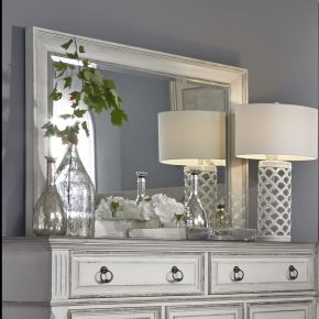 Liberty Furniture 520-BR51 Abbey Park - Mirror - White