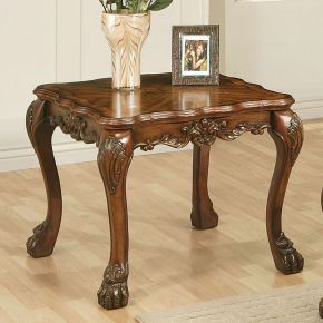 ACME 12166 Dresden - End Table - Cherry Oak - 24"
