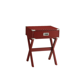 ACME 82820 Babs - Accent Table - Red