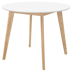CoasterEveryday 192790 Breckenridge - Round Dining Table - Matte White