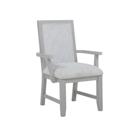 New Classic D2442-25 Fiona - Dining Arm Chair (Set of 2) - Mist Gray