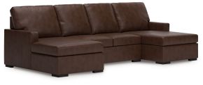 Signature Design by Ashley® PC48504S3 McDowlan - 3-Piece Sectional With Double Chaise - Coffee