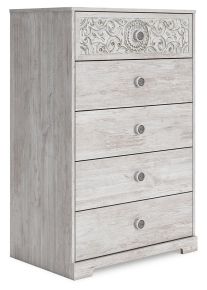 Ashley Furniture EB1811-245 Paxberry - Five Drawer Chest - Whitewash