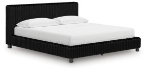 Ashley Furniture PCB3380B14 Ashley Furniture PCB3380B14 Zuraleus - California King Upholstered Bed - Black