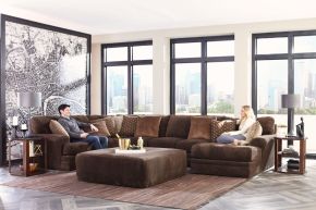 Jackson 437628-1806/49 Mammoth Modular Sectional - Cocktail Ottoman - Chocolate